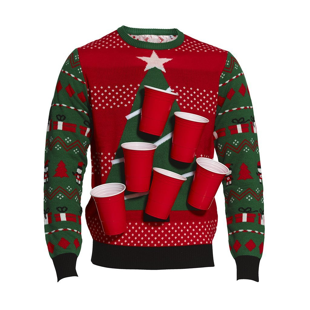 The Beer Pong Christmas Sweater